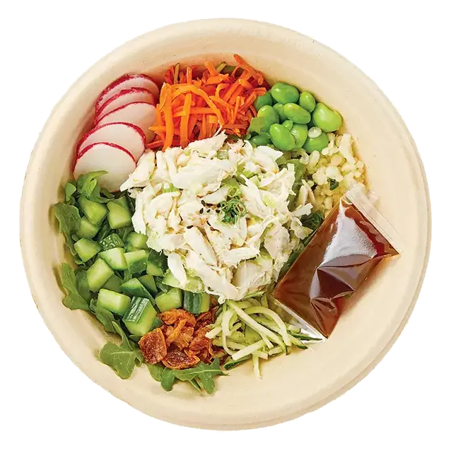 Crunchy Yuzu Crab Poke Salad
