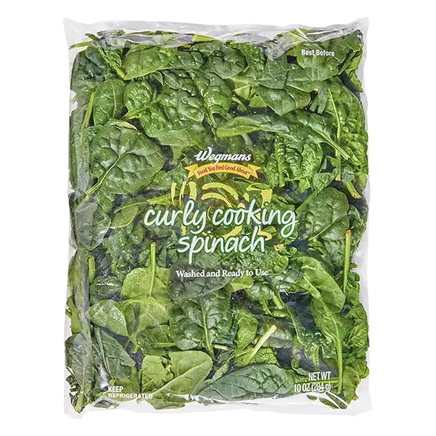 Curly Cooking Spinach