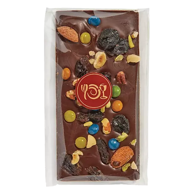 Dark Chocolate Bark Bar with Trail Mix