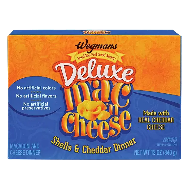 Deluxe Mac'n Cheese Shells & Cheddar Dinner