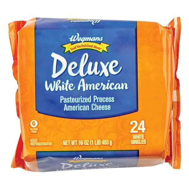 Deluxe White American Cheese Singles