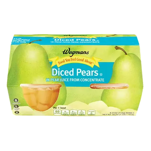 Diced Pear Bowls