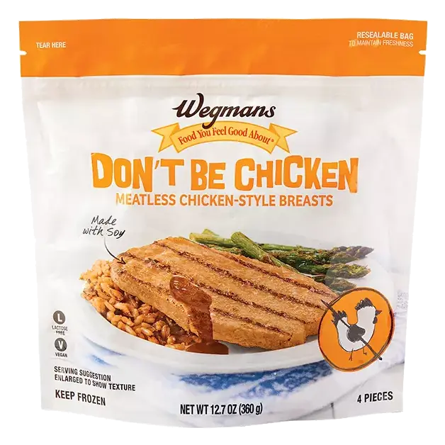 Don't Be Chicken Meatless Chicken-Style Breasts, 4 Pieces