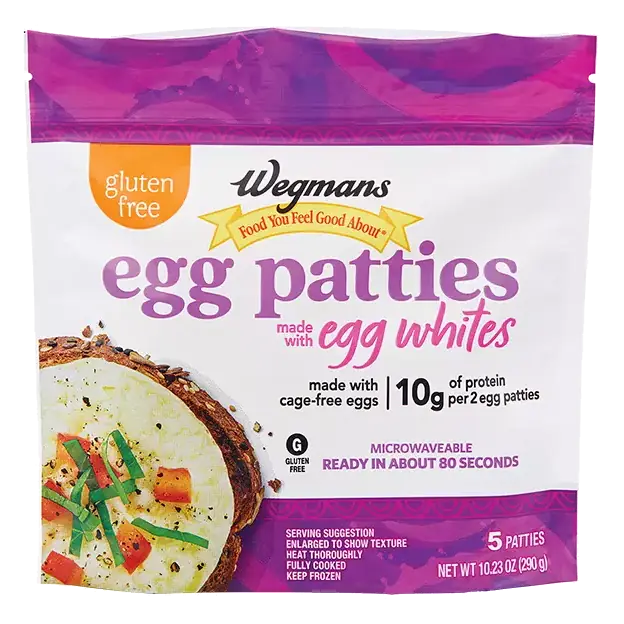 Egg Patties Made with Egg Whites