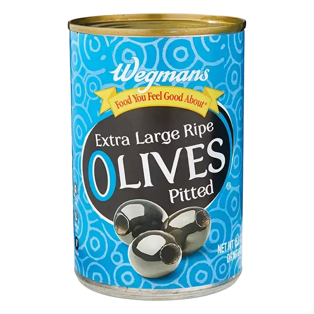 Extra Large Ripe Pitted Black Olives