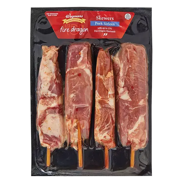 Fire Dragon Pork Sirloin Skewers