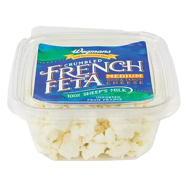 French Feta Cheese -Crumbled