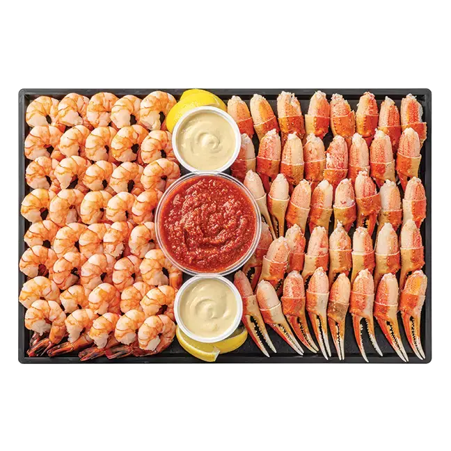 Fresh Cooked Shrimp & Snow Crab 40ct Tray