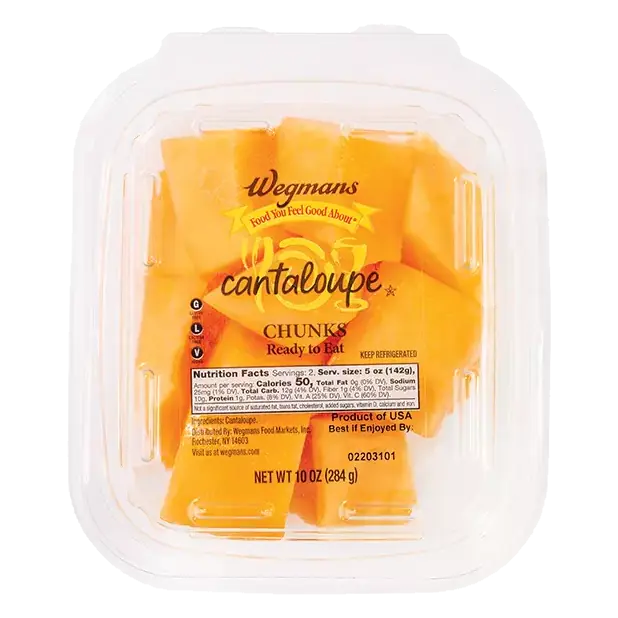 Fresh Cut Cantaloupe, Chunks