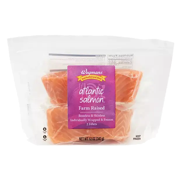 Frozen Atlantic Salmon, 2 Fillets