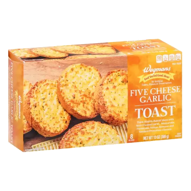 Frozen Five Cheese Garlic Toast, 8 Slices