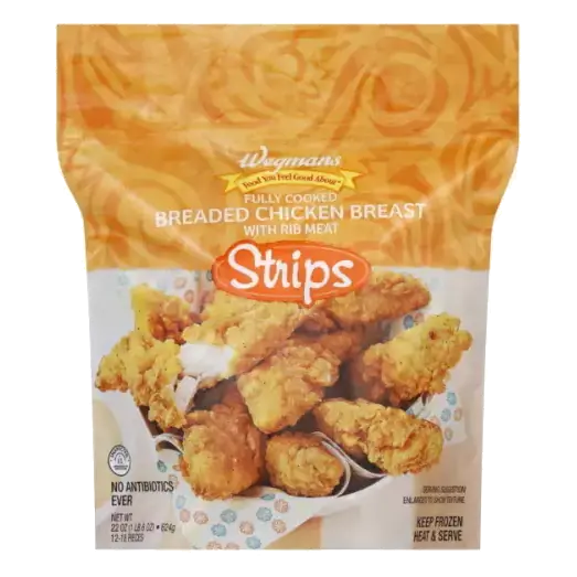 Frozen Fully Cooked Breaded Chicken Breast Strips