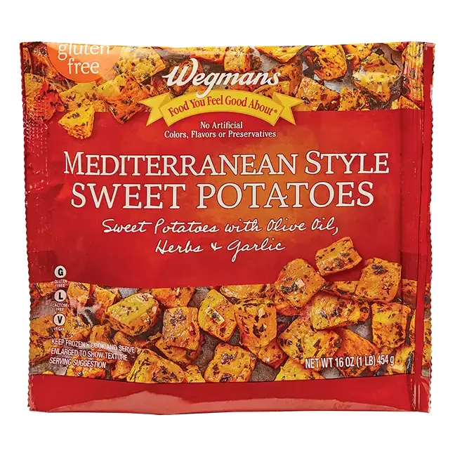 Frozen Gluten Free Mediterranean Style Sweet Potatoes