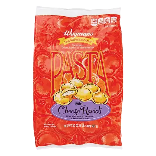Frozen Mini Cheese Ravioli Pasta