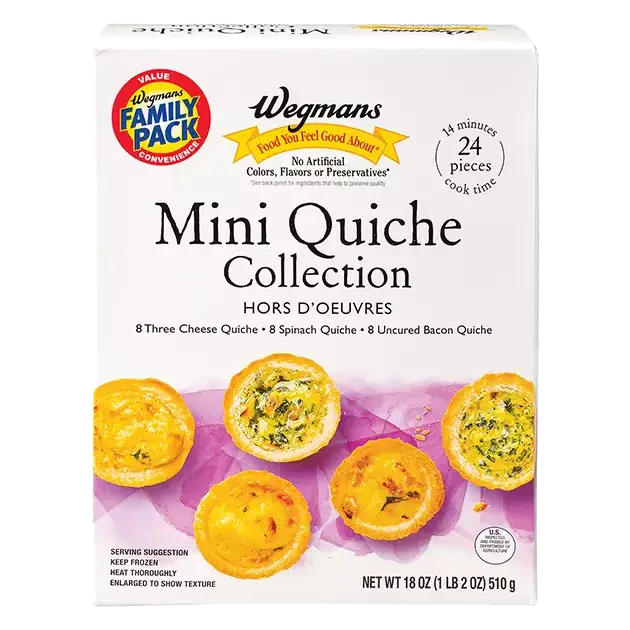 Frozen Mini Quiche Collection, 24 Count, FAMILY PACK