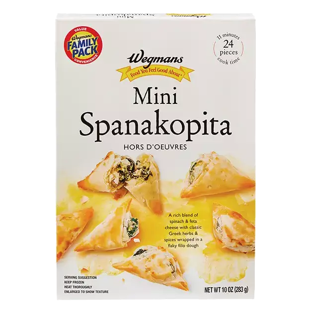 Frozen Mini Spanakopita, 24 Count, FAMILY PACK