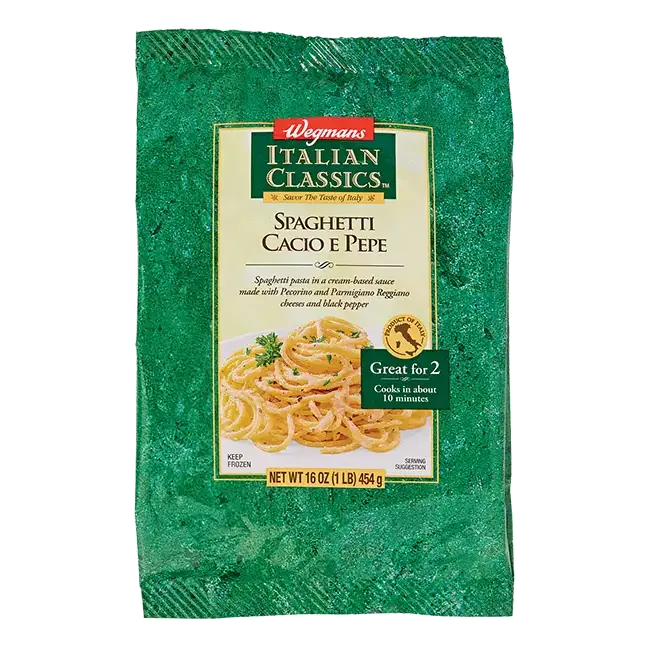 Frozen Spaghetti Cacio e Pepe Pasta, Meal for 2