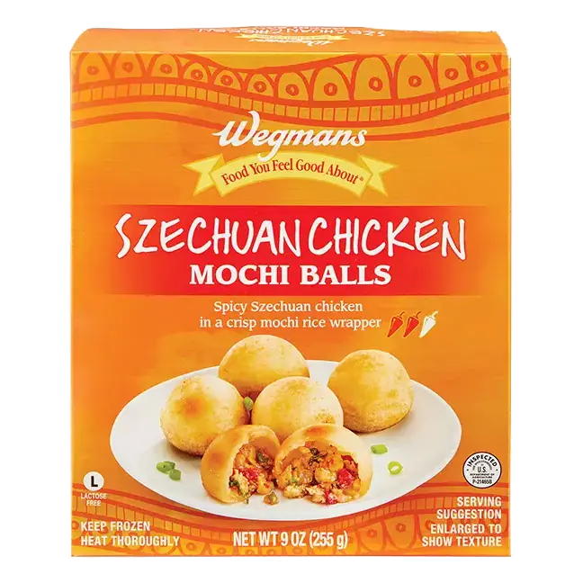 Frozen Szechuan Chicken Mochi Balls