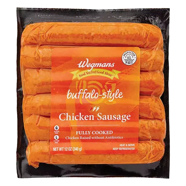 Fully Cooked Buffalo Style Chicken Sausage