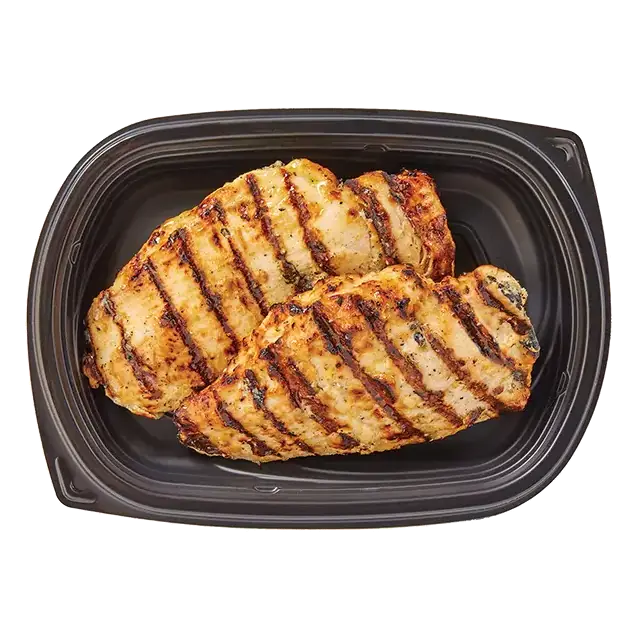 Fully Cooked Grilled Lemon Garlic Boneless Chicken Breast, Raised without Antibiotics