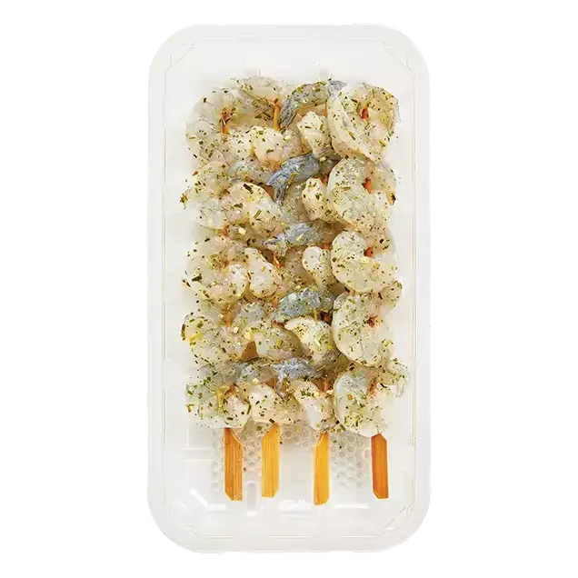 Garlic Herb Shrimp Skewers, Ready to Cook