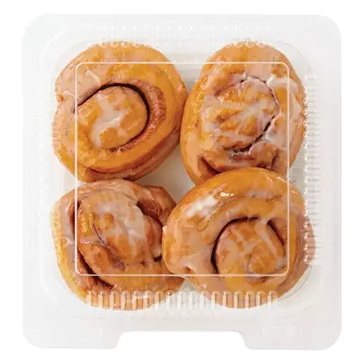 Glazed Cinnamon Swirl Donuts 4 pk