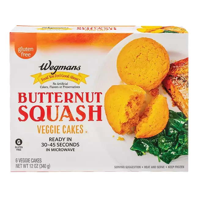 Gluten Free Butternut Squash Veggie Cakes, 6 Count
