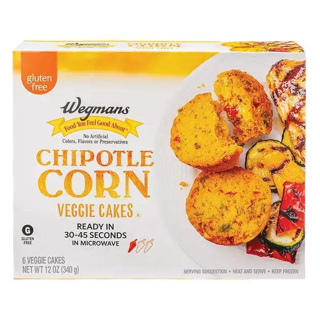 Gluten Free Chipotle Corn Veggie Cakes, 6 Count