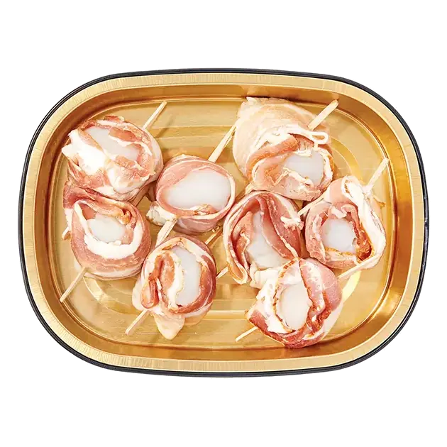 Gold Pan Bacon Wrapped Scallops