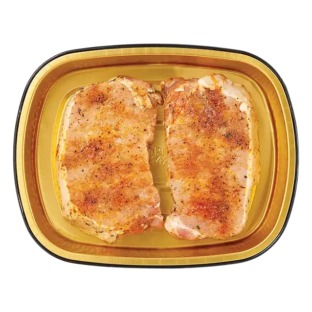Gold Pan Barbeque Seasoned Boneless Pork Chops, Ready to Cook