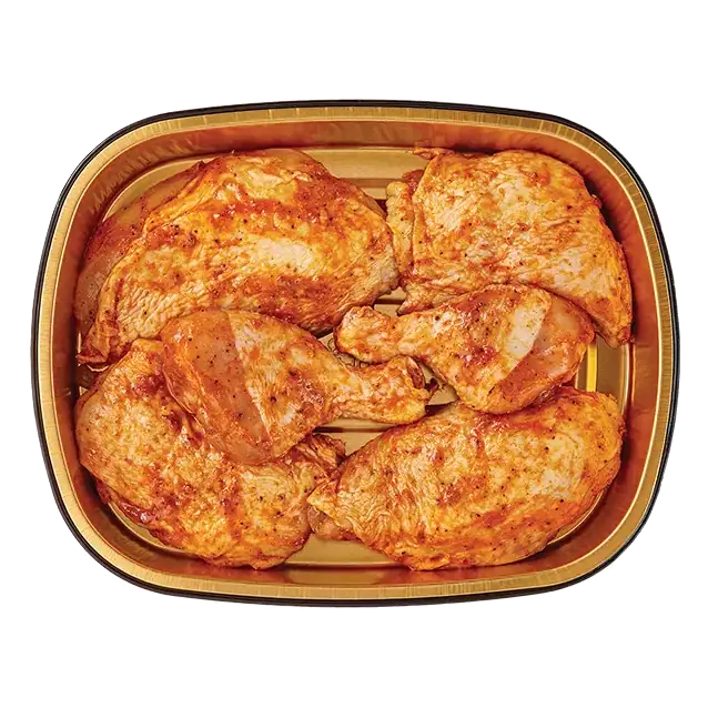 Gold Pan BBQ Seasoned Chicken Combo, Ready to Cook