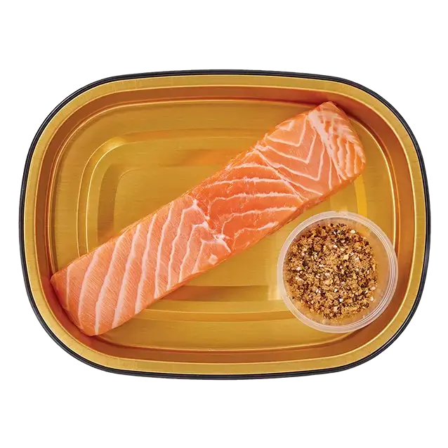 Gold Pan Brown Sugar & Cracked Pepper Rubbed Salmon, Ready to Cook