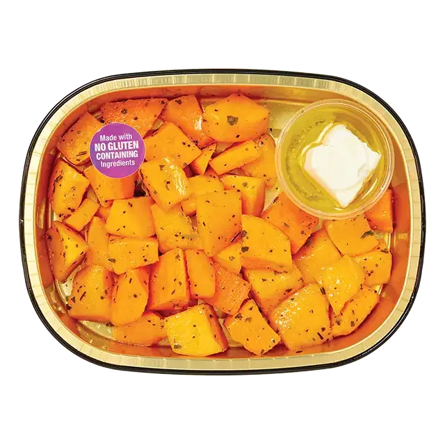 Gold Pan Butternut Squash with Herbs and Cheese, Ready to Cook