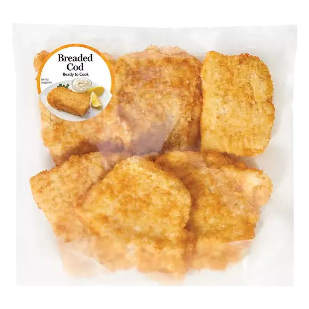 Gold Pan Frozen Breaded Cod Fillets, 6 Pack, Ready to Cook