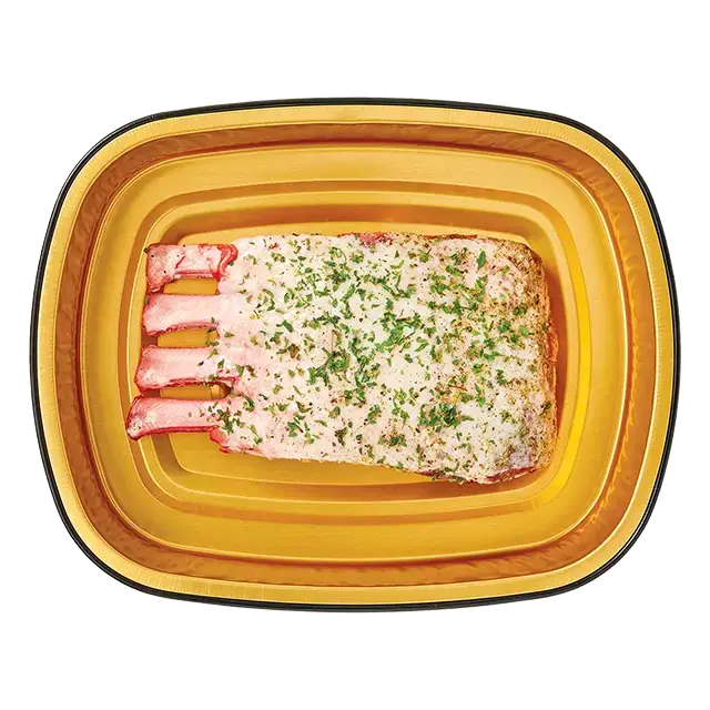 Gold Pan Garlic Herb Lamb Half Rack, Ready to Cook