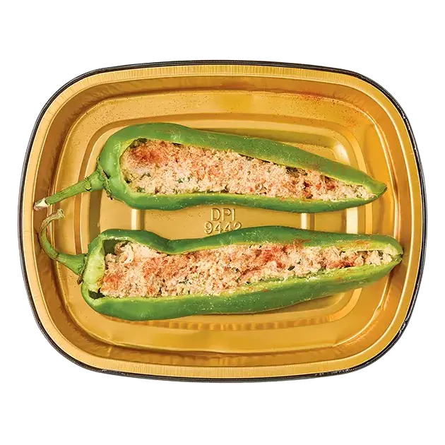 Gold Pan Hatch Chile Peppers with Crab Stuffing, Ready to Cook