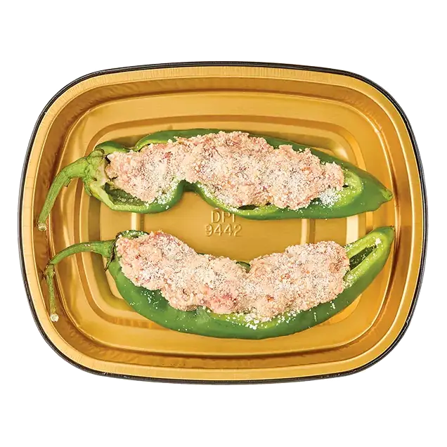 Gold Pan Hatch Chile Peppers with Sausage Stuffing, Ready to Cook