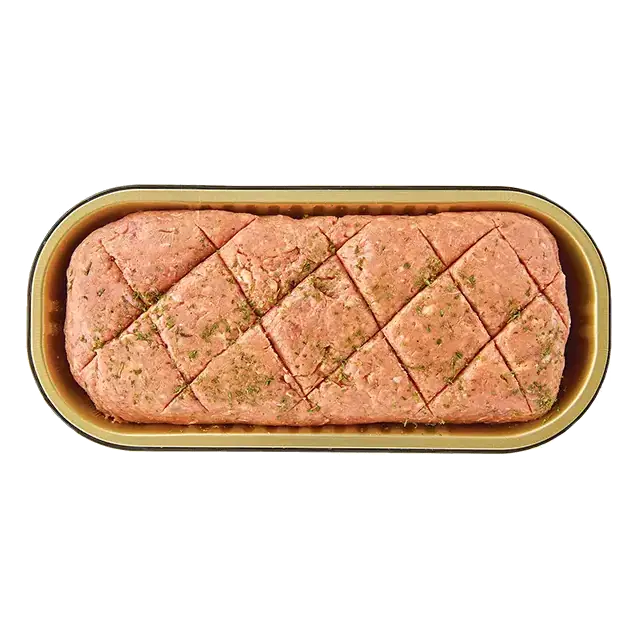 Gold Pan Large Homestyle Beef Meatloaf, Ready to Cook