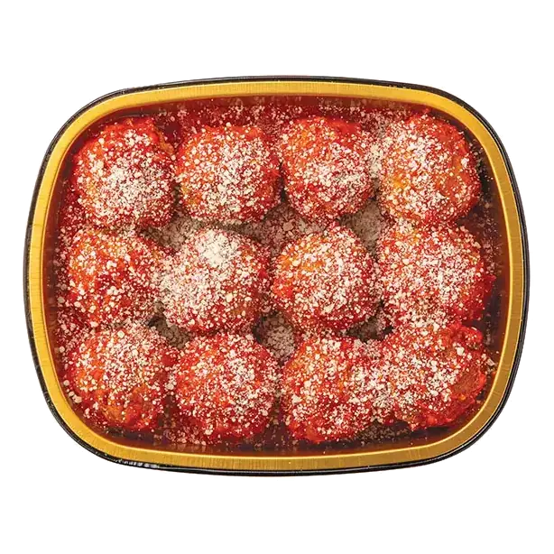Gold Pan Meatballs & Sauce, Cooked, FAMILY PACK
