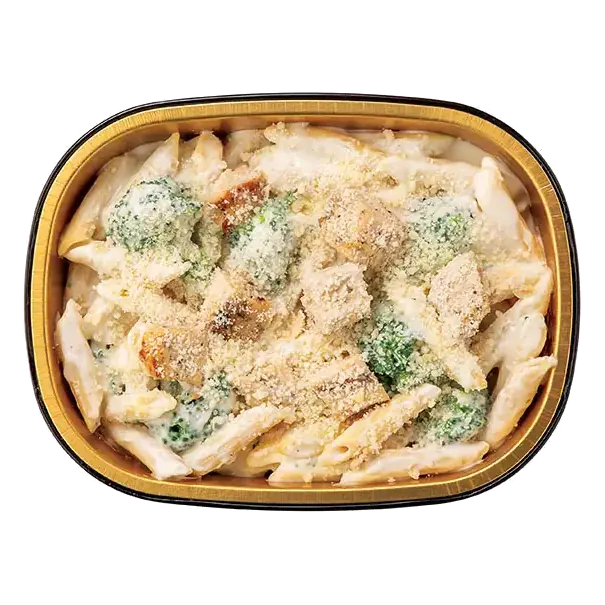 Gold Pan Penne Alfredo with Chicken & Broccoli, Cooked