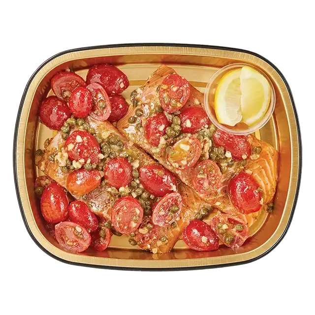 Gold Pan Salmon with Tomatoes & Capers 2pk