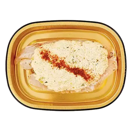 Gold Pan Tilapia Stuffed With Crab, Ready to Cook