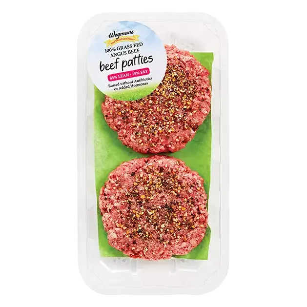 Grass Fed Beef Cracked Pepper Burgers, 2 Pack
