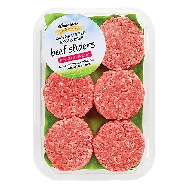 Grass Fed Beef Sliders, 6 Pack