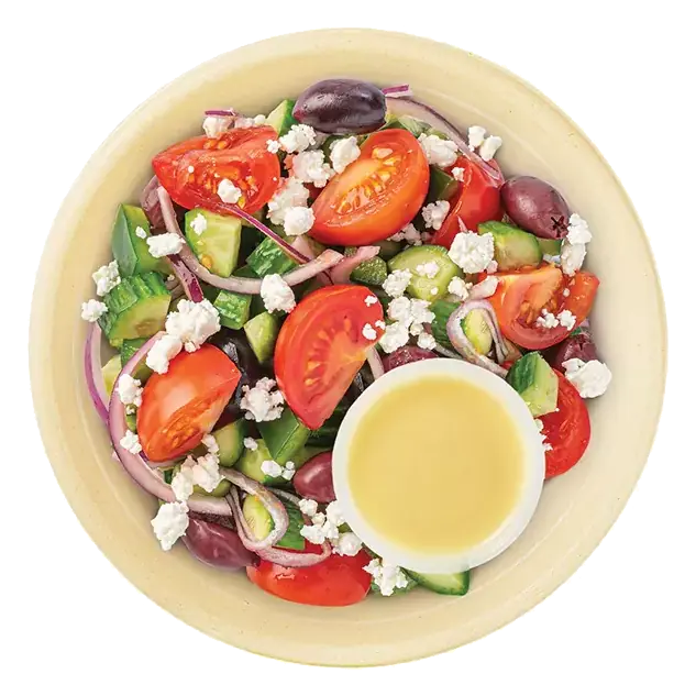 Greek Tomato & Cucumber Salad