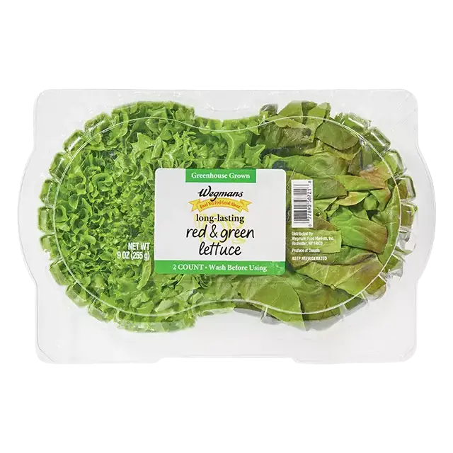 Greenhouse Grown Red & Green Leaf Lettuce, 2 Count