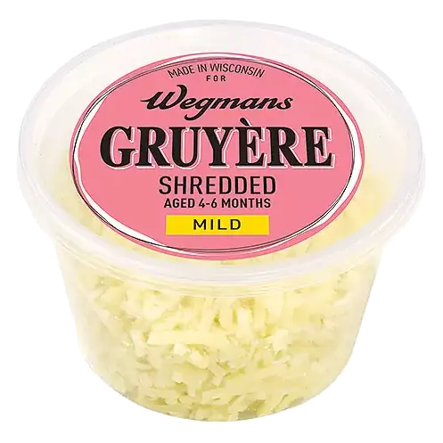 Gruyere Cheese AGed 4-6 Months, Shredded Mild