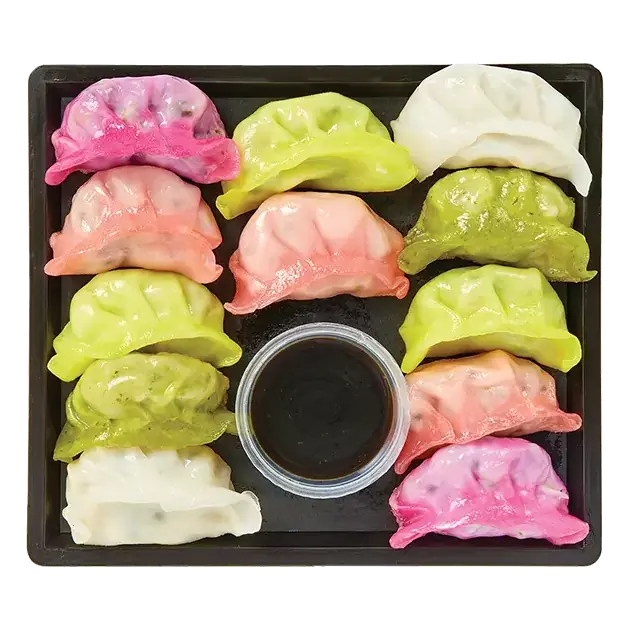 Gyoza with Natural Colors Party Pack