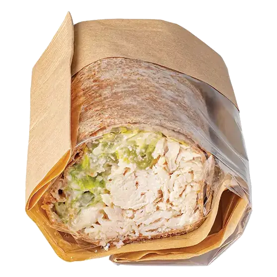 Half Chicken Caesar Wheat Wrap
