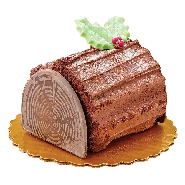 Half Yule Log